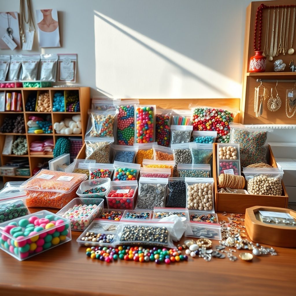 Beadhouse team working on jewelry materials