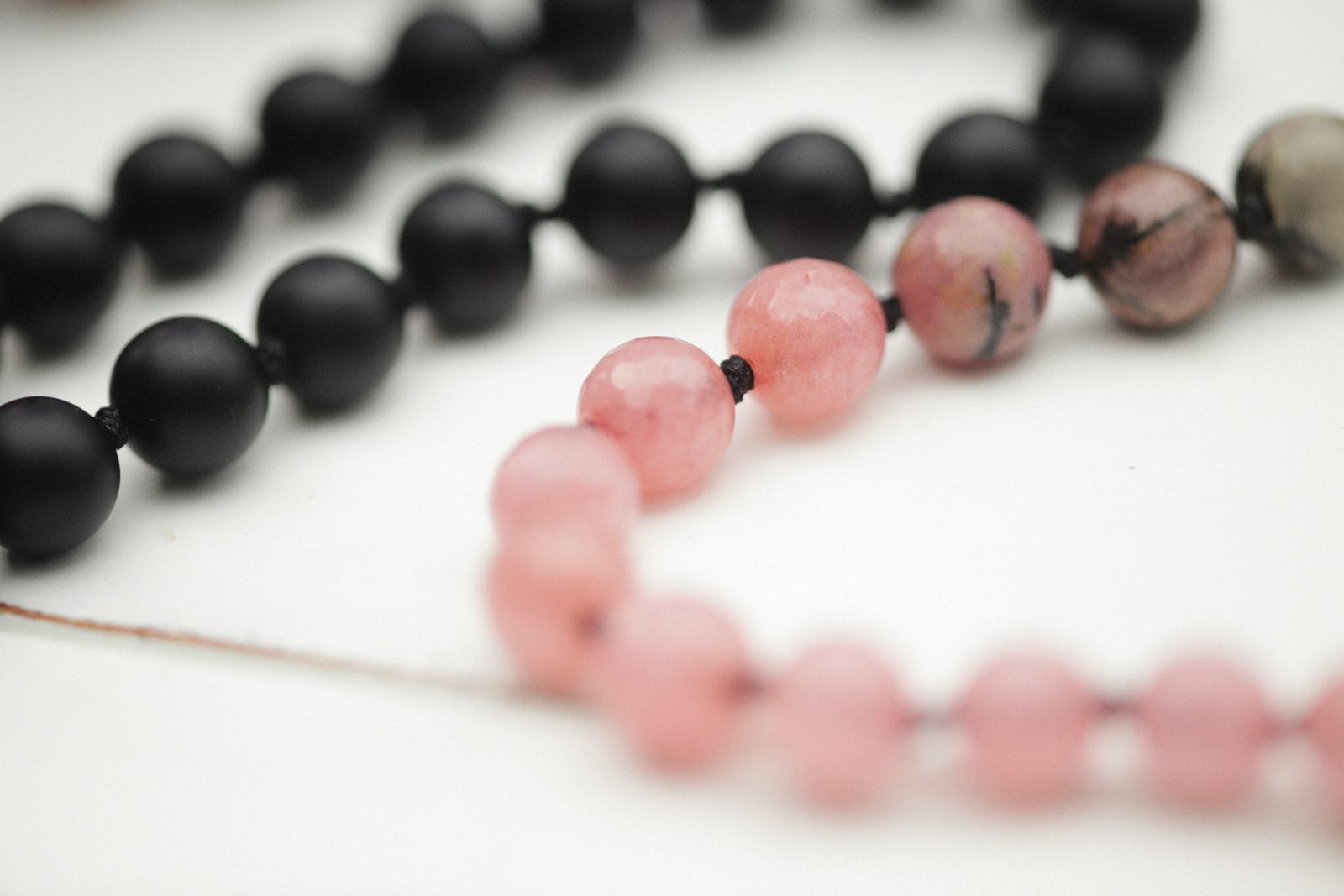 Beautiful bead strands
