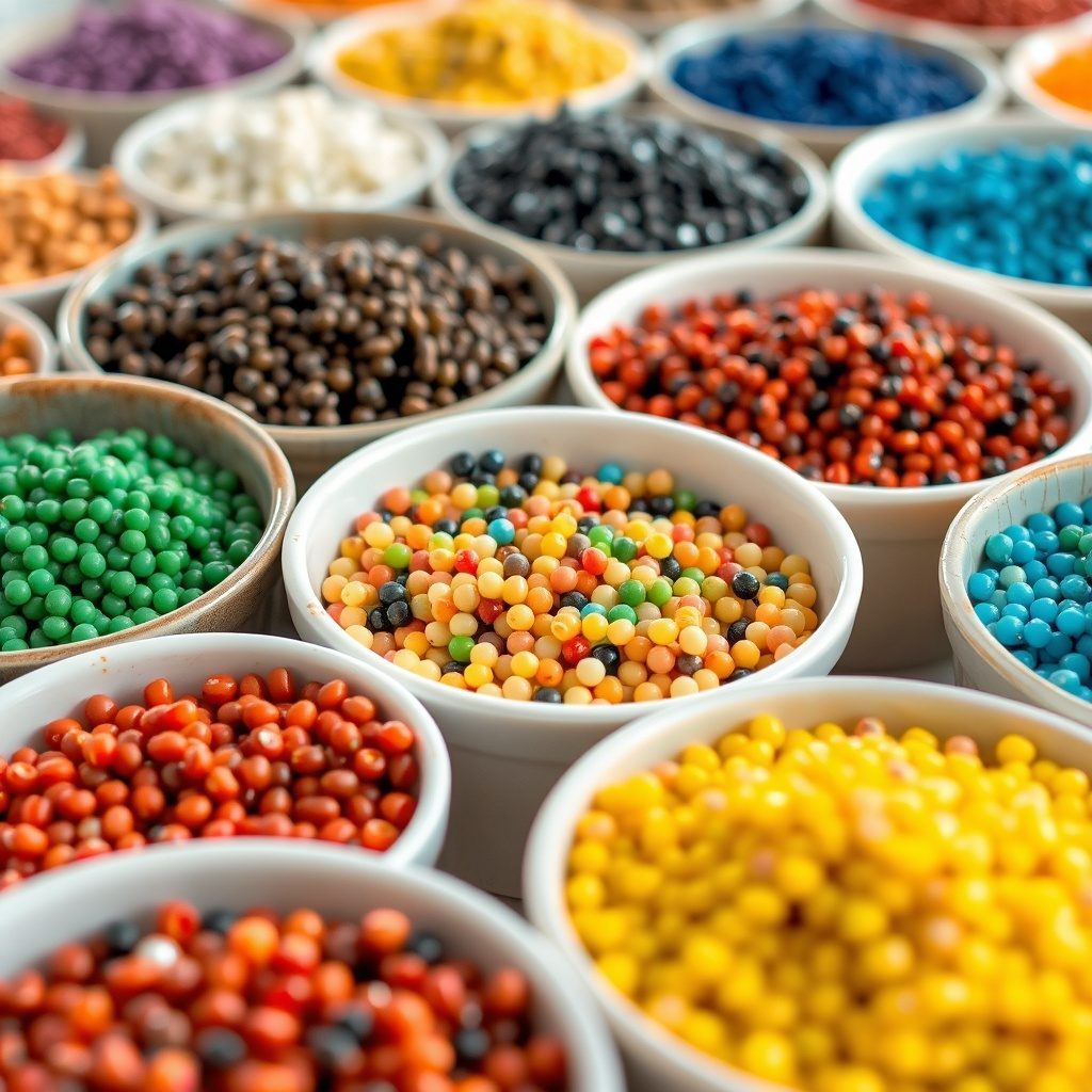 Seed bead packs ready for purchase