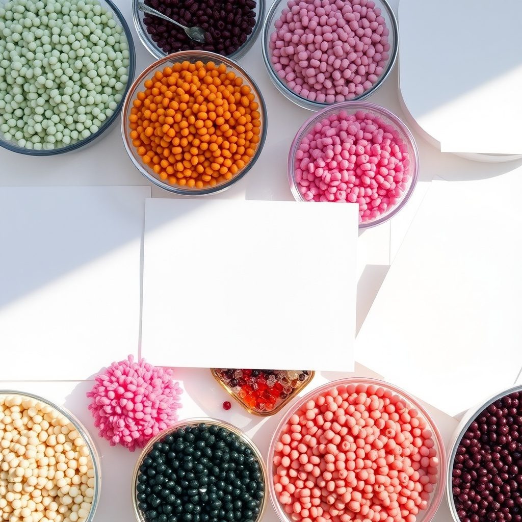 Metallic seed beads