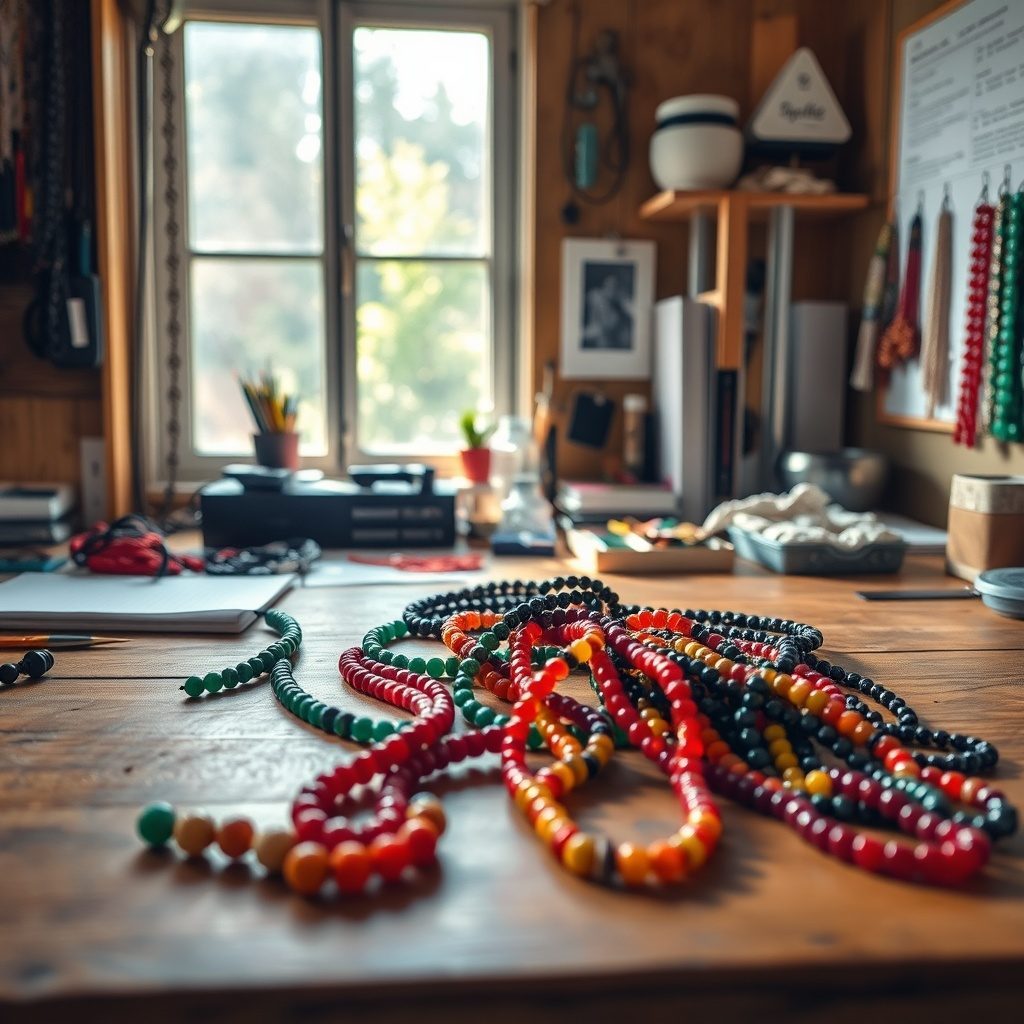 Craft enthusiasts at a community event